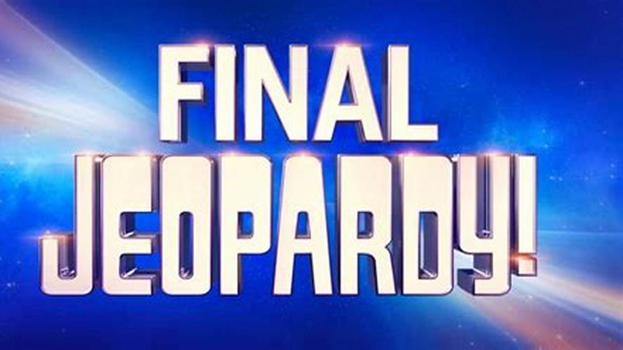 Jeopardy October 26 2024