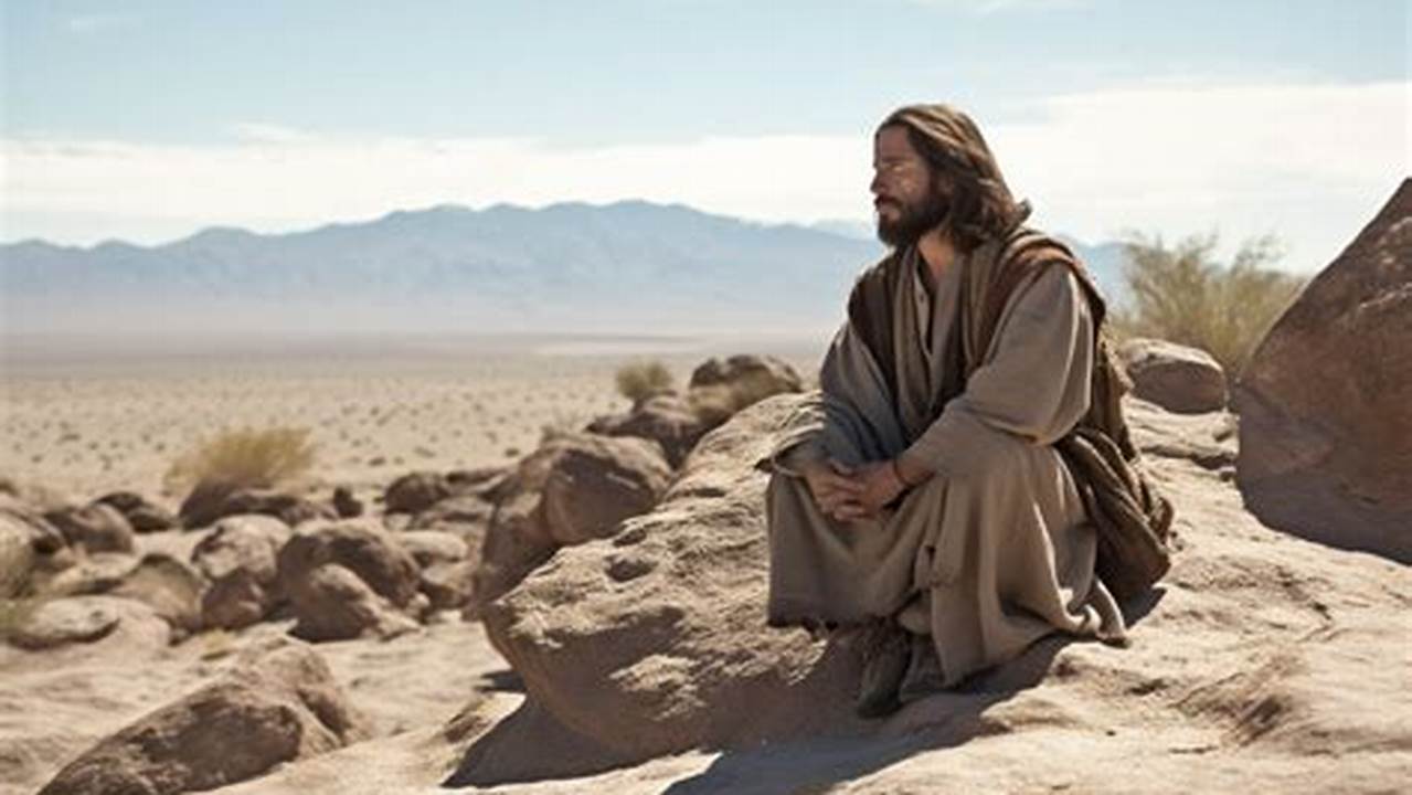 Jesus&#039;s Journey Into The Desert Lasted 40 Days., 2024
