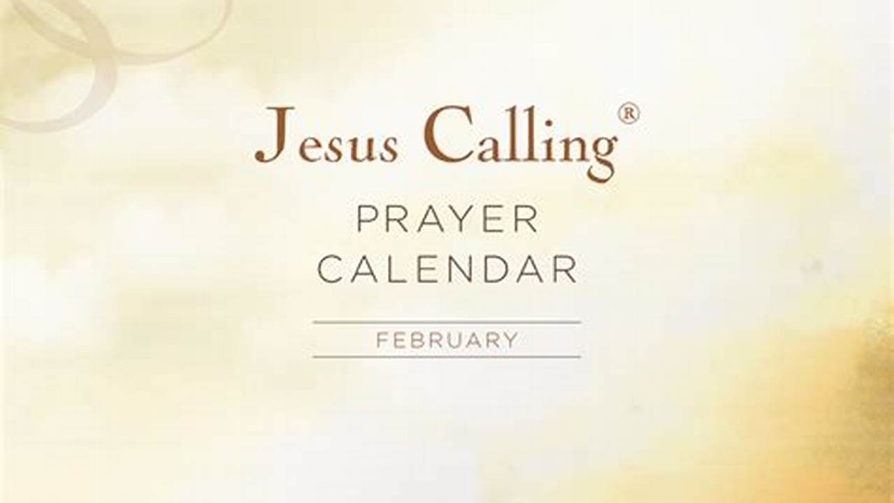 Jesus Calling February 1 2024