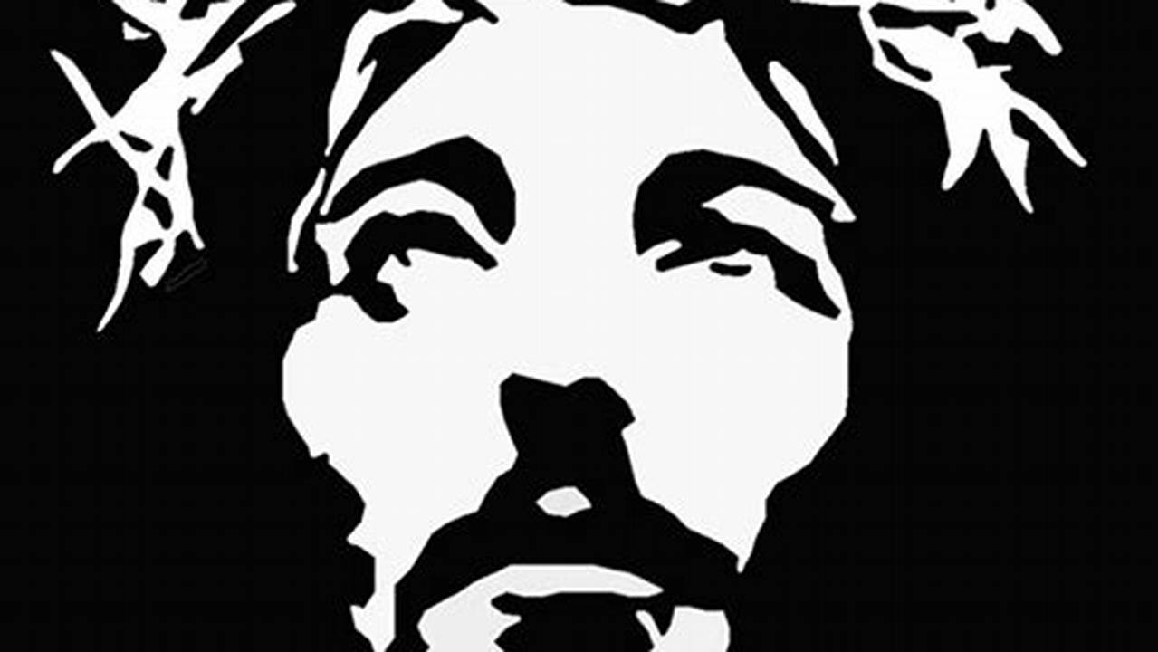 Jesus Stencil Art: A Blend of Reverence and Creativity