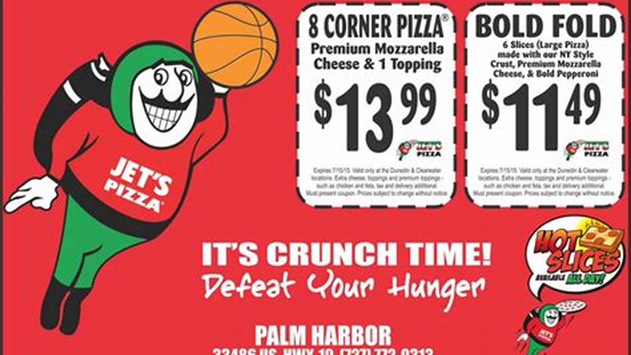 Jets Pizza Coupon Code 2024