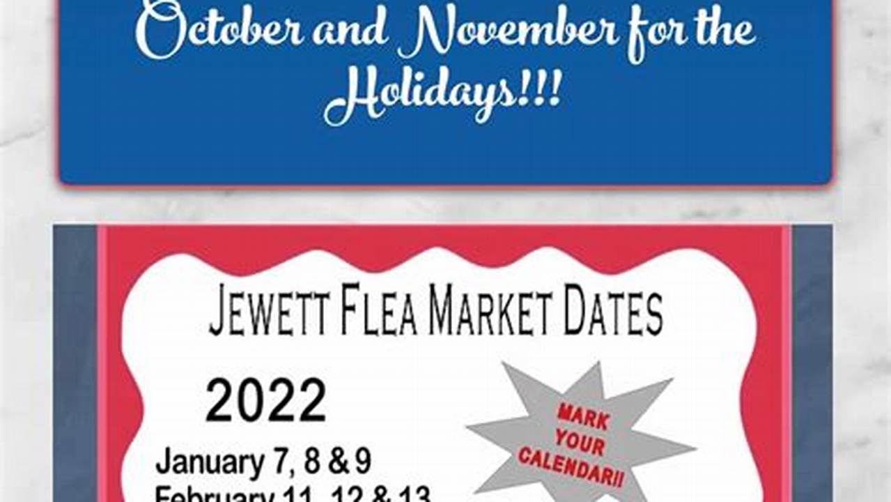 Jewett Flea Market 2024 Calendar Calculator Code