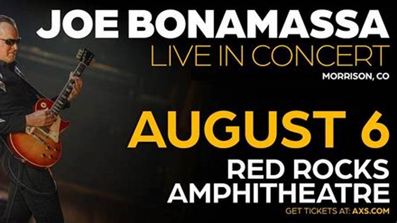 Joe Bonamassa Red Rocks 2024
