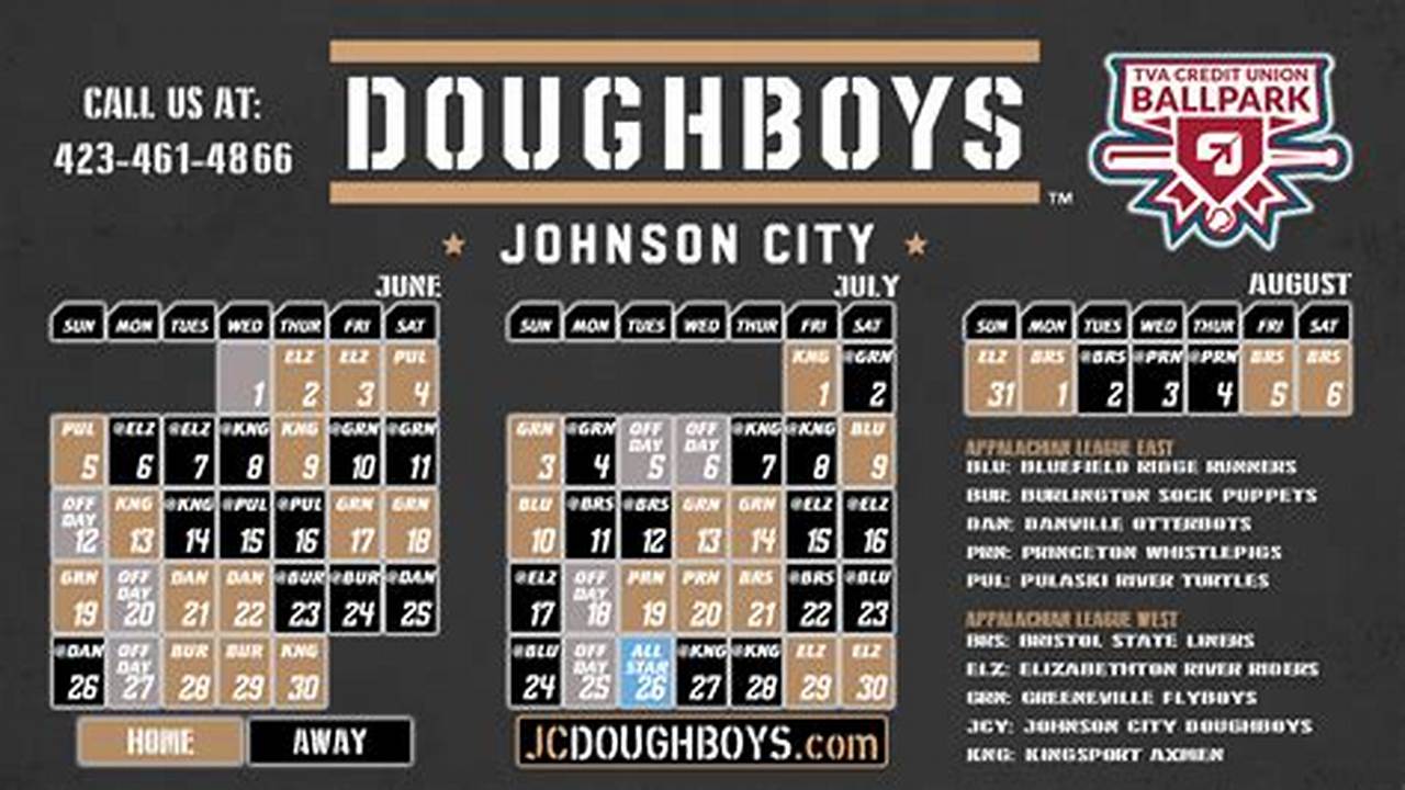 Johnson City Doughboys Schedule 2024