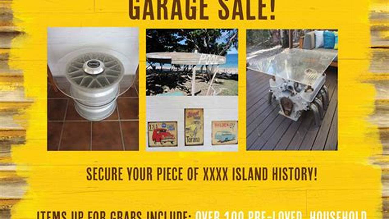 Johnson Island Garage Sale 2024