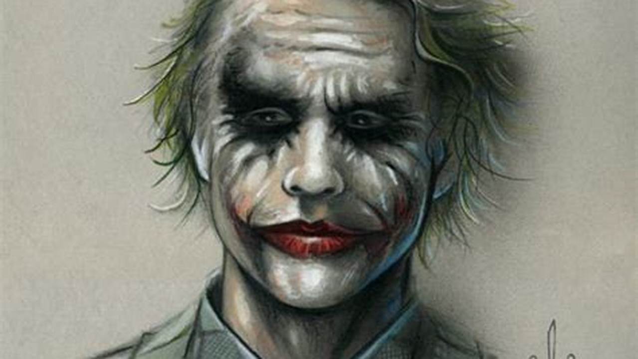 Joker Sketch Pencil: Capturing the Dark Enigma