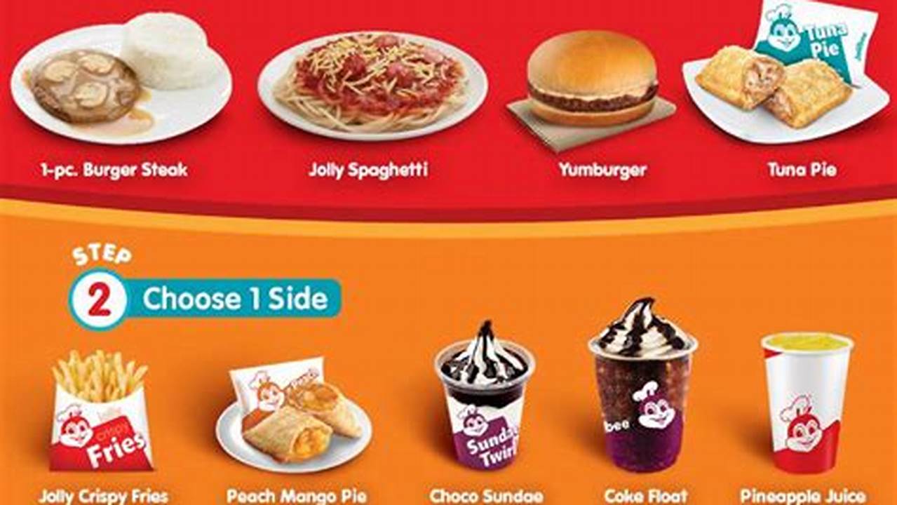 Jollibee Finally Introduces Their Mix &amp;Amp; Match Combos, Where People Can Choose Their Own Jollibee Meal Combination For An Affordable Price., 2024