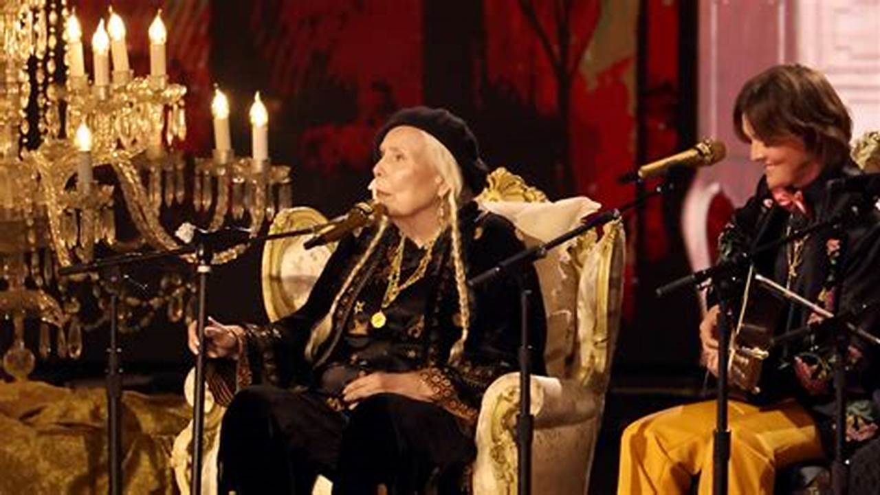 Joni Mitchell&#039;s Landmark Grammy Performance Of Both Sides Now At The 2024 Ceremony Captivated Audiences., 2024