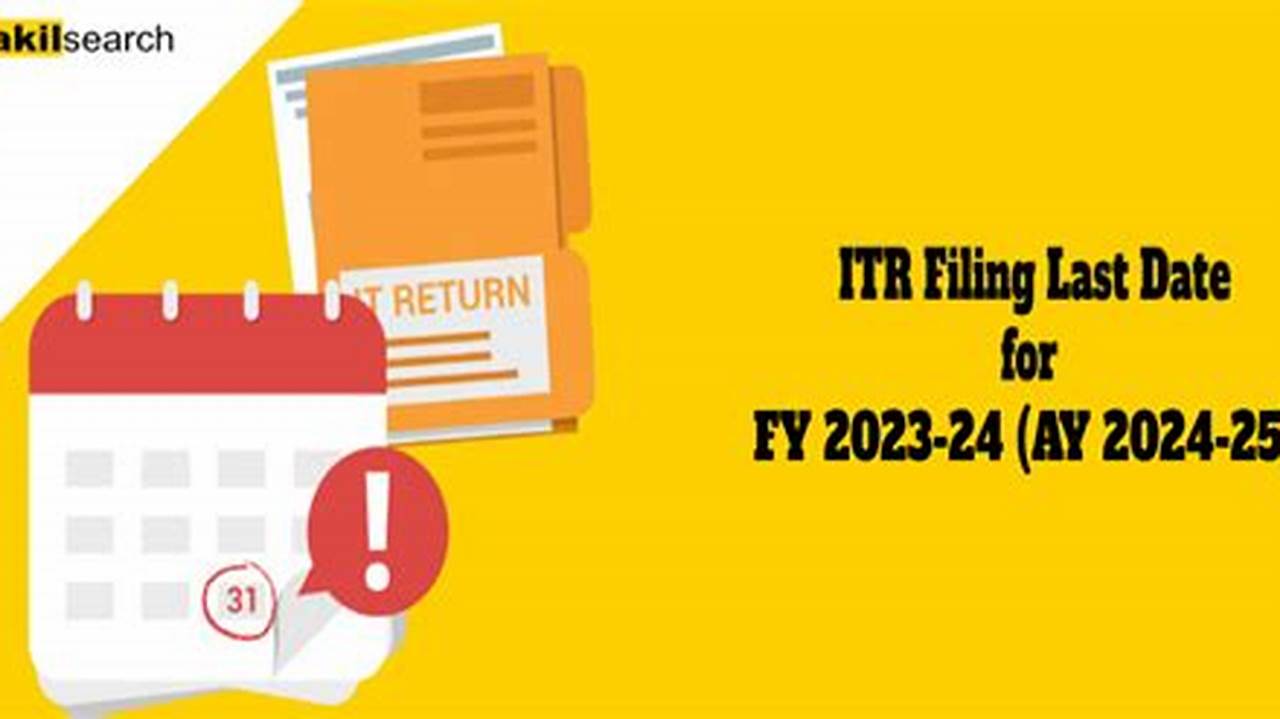 July 31 Is The Last Date To File Itr., 2024