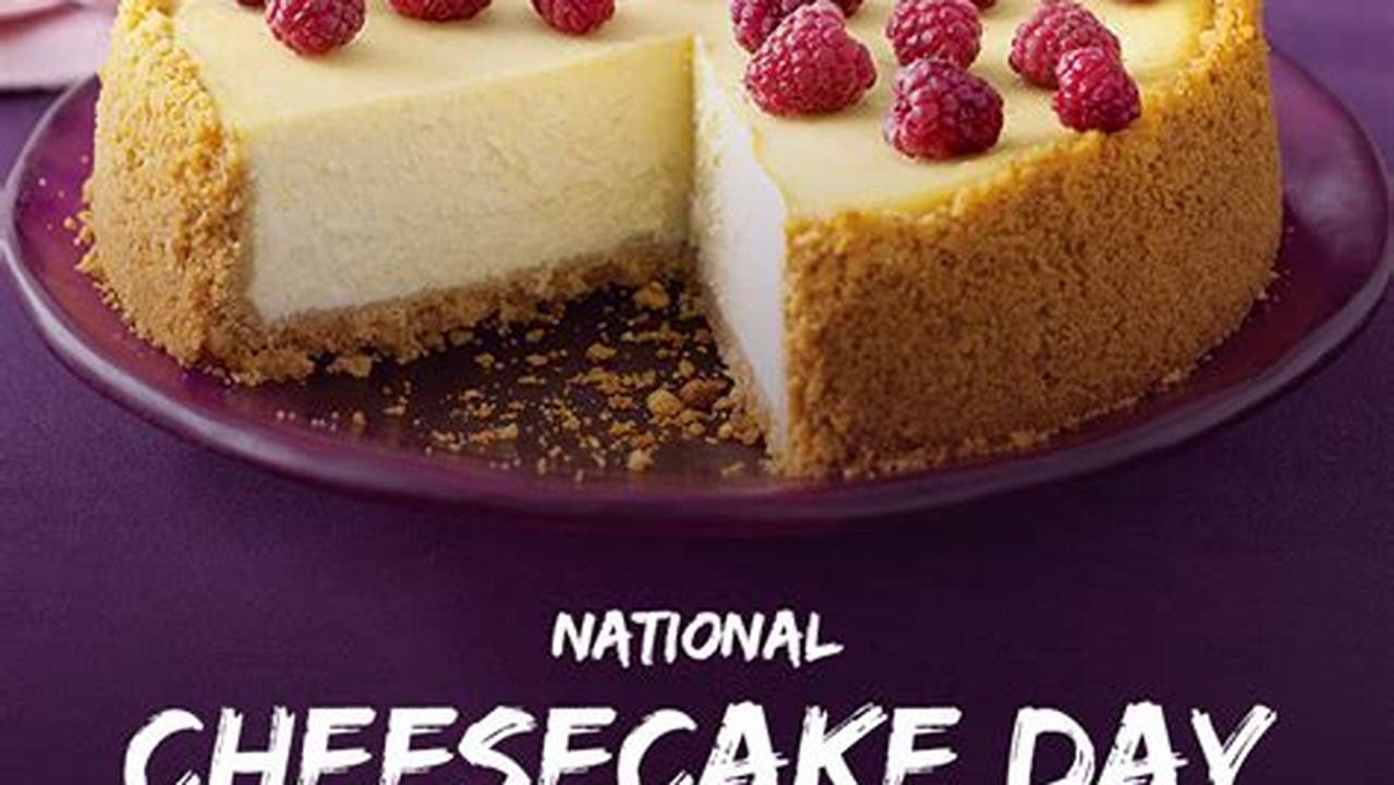 July National Cheesecake Day 2024