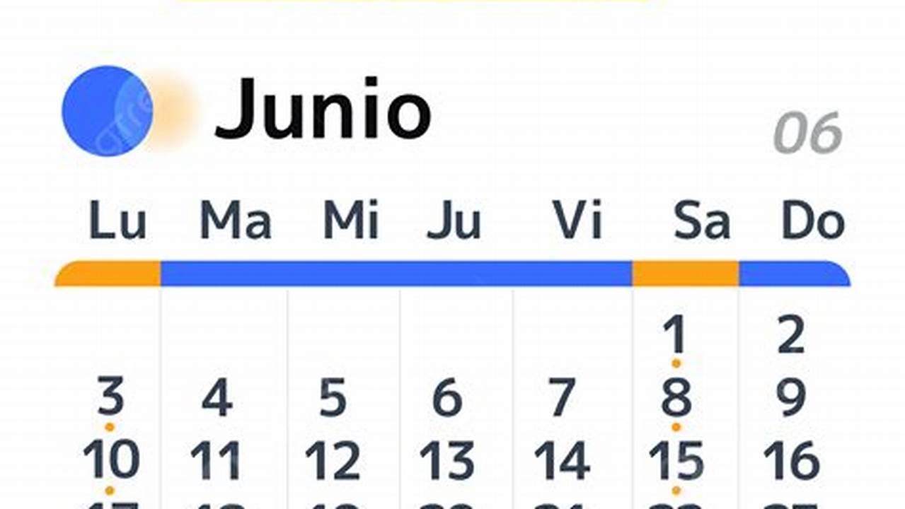 June 2024 Calendar Spanish Love Today
