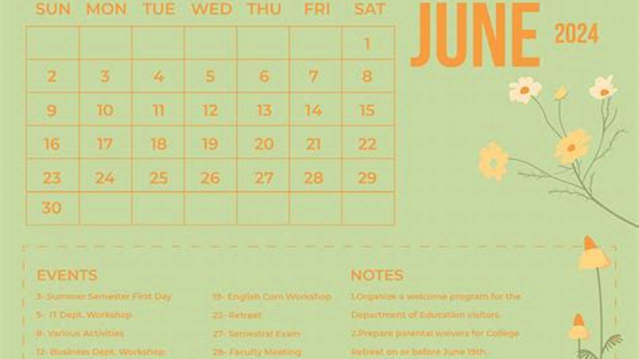 June 2024 Calendar Wallpaper: A Guide to Beautify Your Desktop