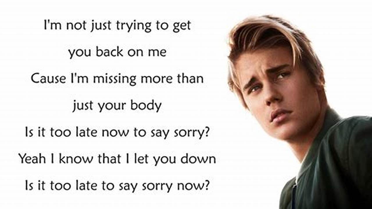 Justin Bieber Baby Lyrics Song