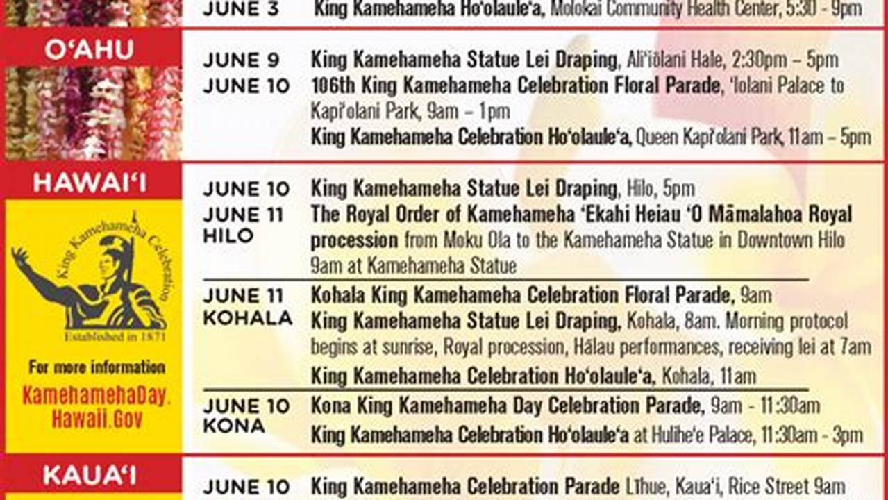 Kamehameha Kapalama Calendar 2024-2025
