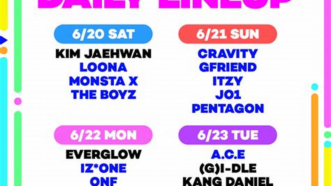 Kcon New York 2024 Lineup 11