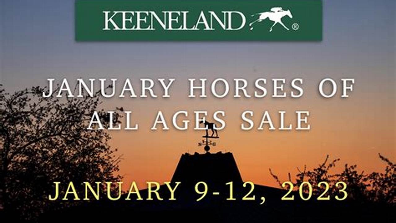 Keeneland January Sale 2024 Catalog