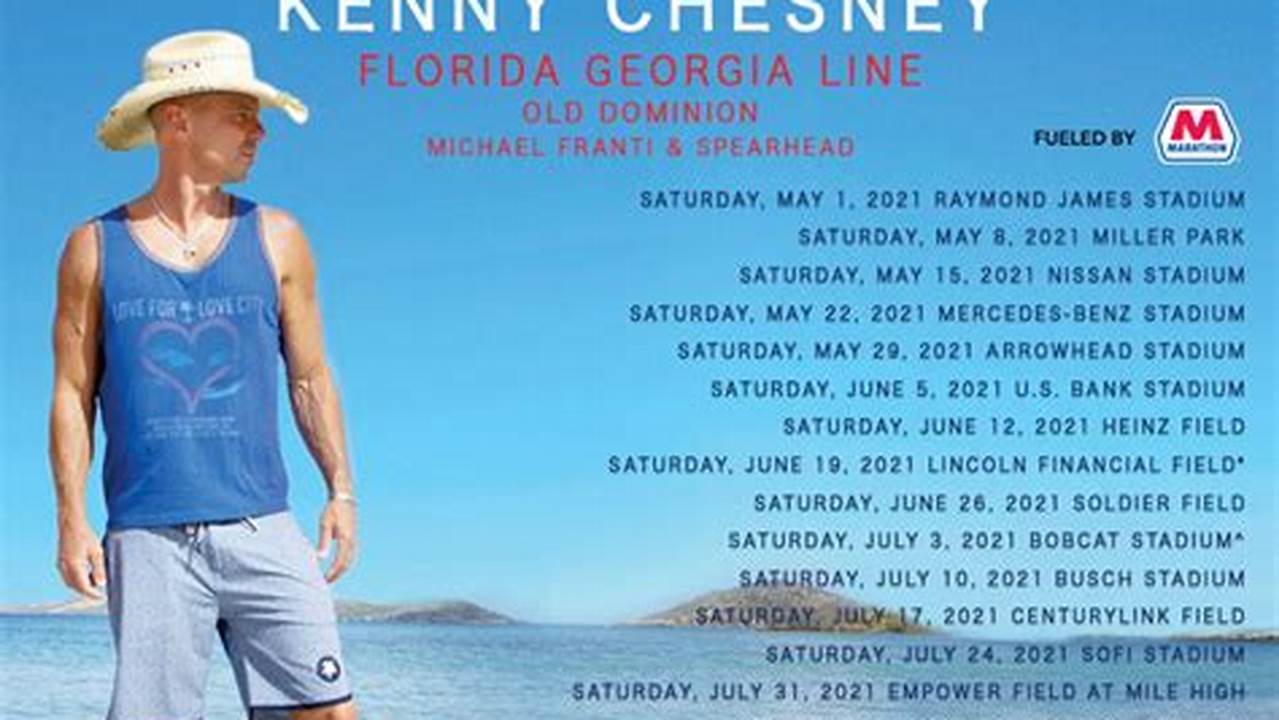 Kenny Chesney Concert Schedule 2024