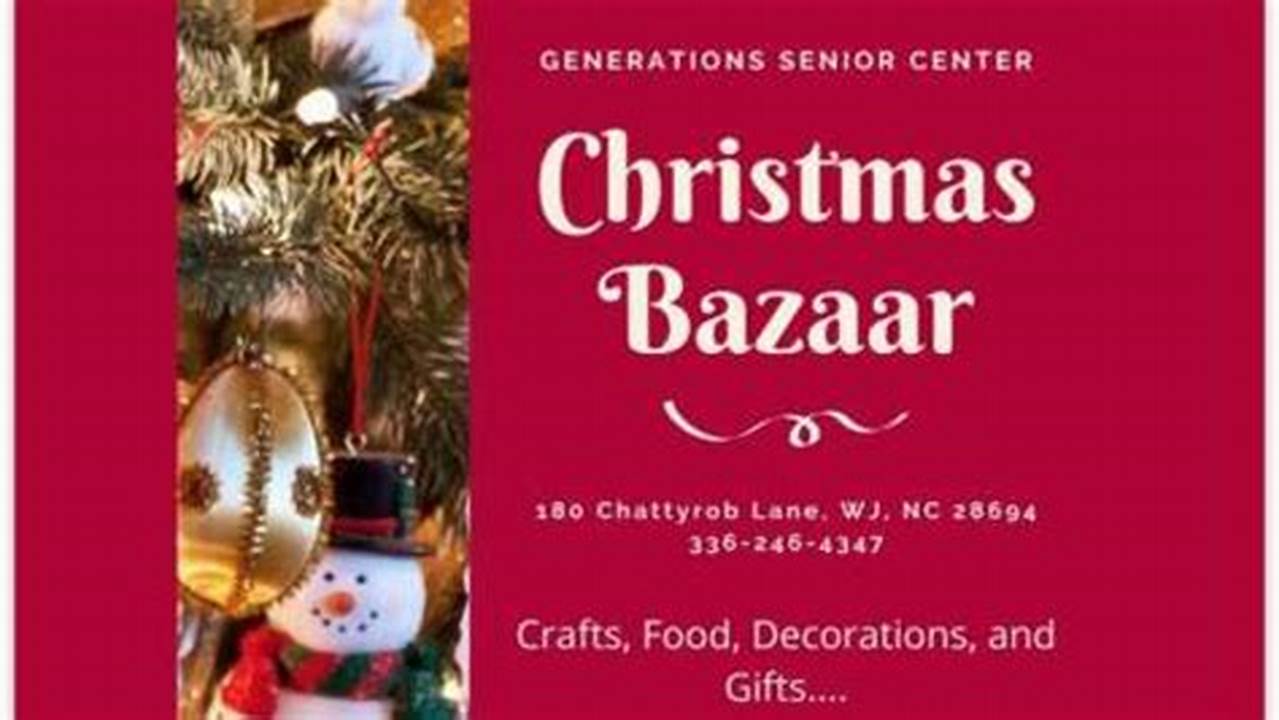 Kent Senior Center Holiday Bazaar 2024
