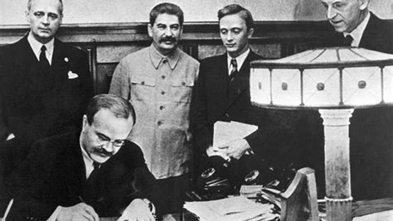 Kiedy Został Podpisany Dokument Zwany Paktem Ribbentrop Mołotow