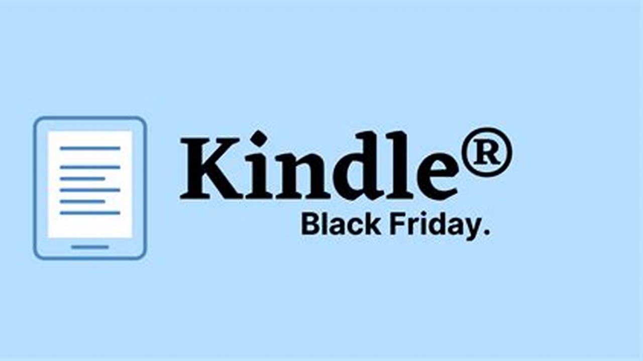 Kindle Black Friday Deals 2024