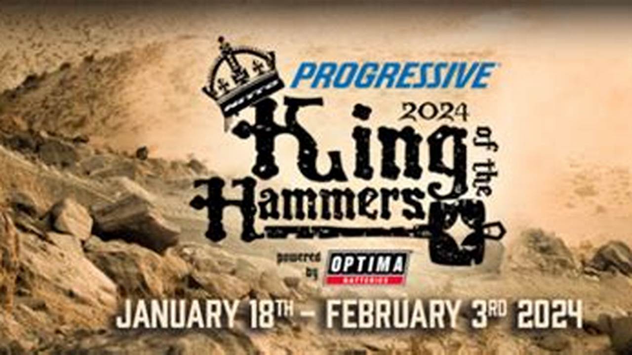 King Of Hammers 2024 Dates