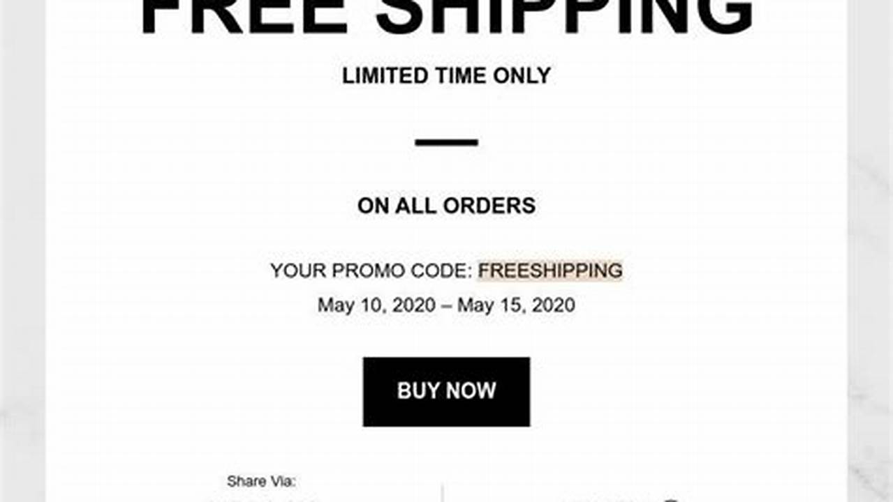 King Size Free Shipping Code 2024