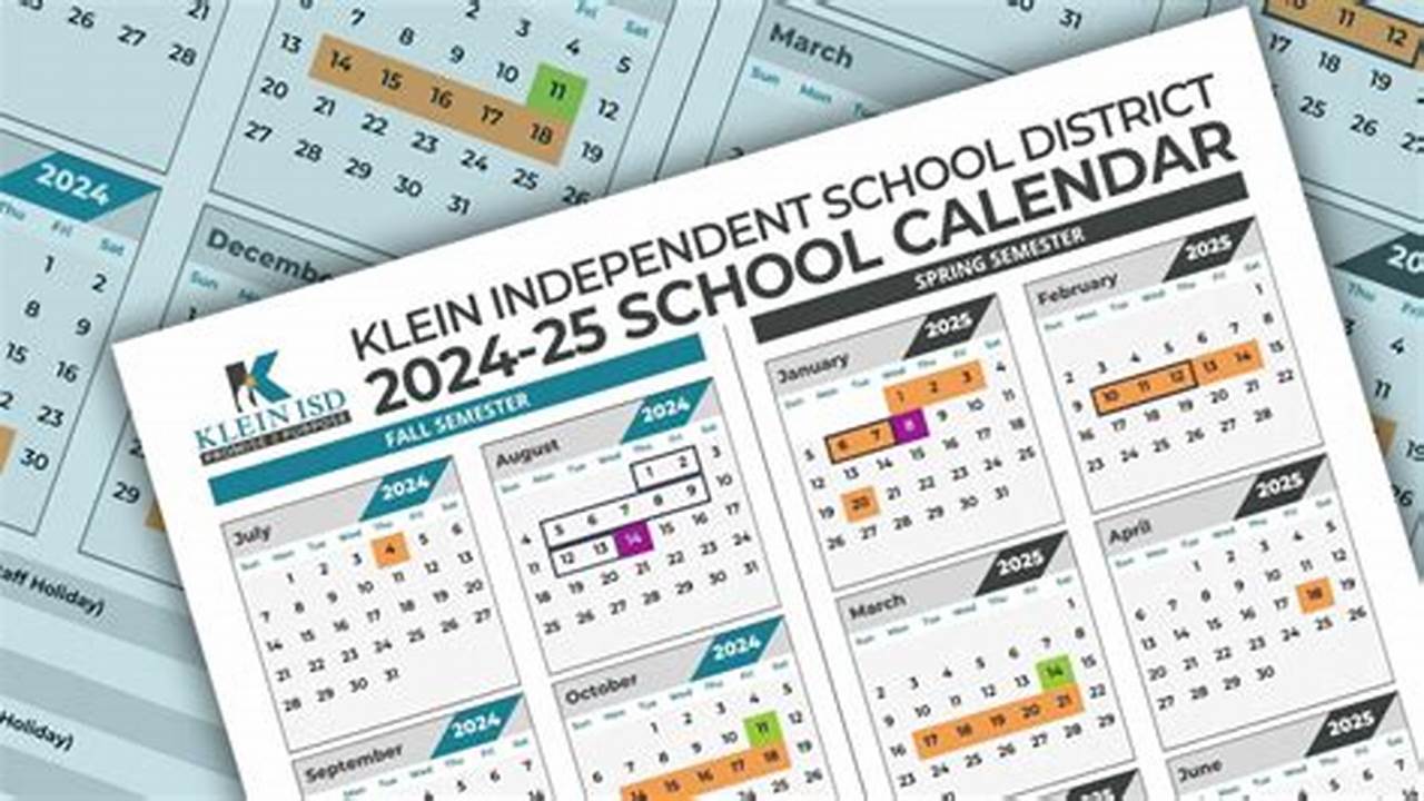 Klein Isd 2024-2025 Calendar
