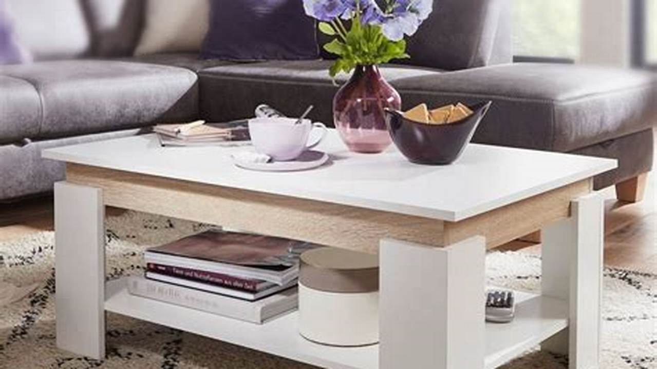 Kleiner Couchtisch Weiß: Stilvolle Eleganz für Ihr Wohnzimmer