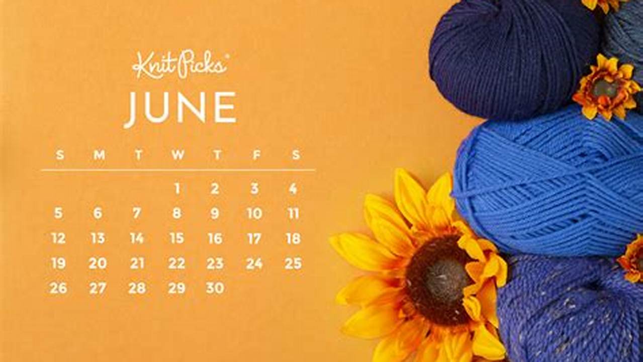 Knit Picks Calendar Wallpaper