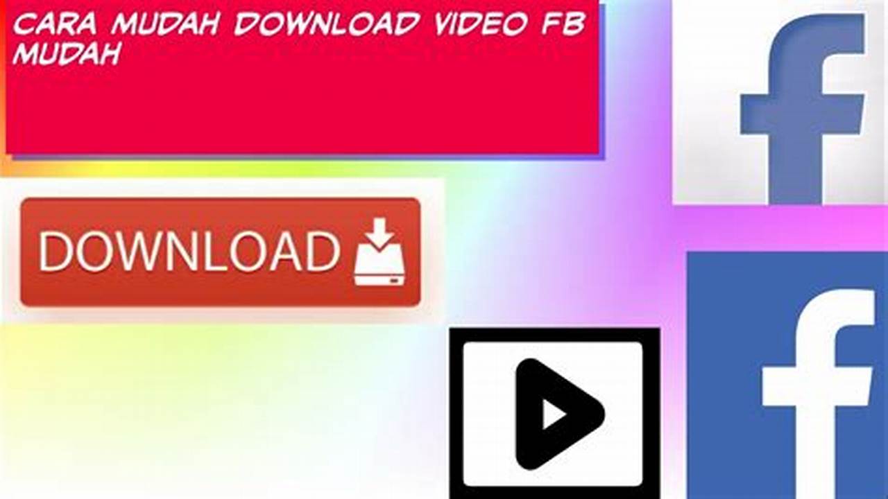 Komponen Penting Dalam Mengunduh Video Dari Facebook (Cara Download Video Di FB), Download