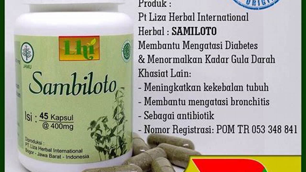 Kontrol Gula Darah, Tanaman Obat Keluarga