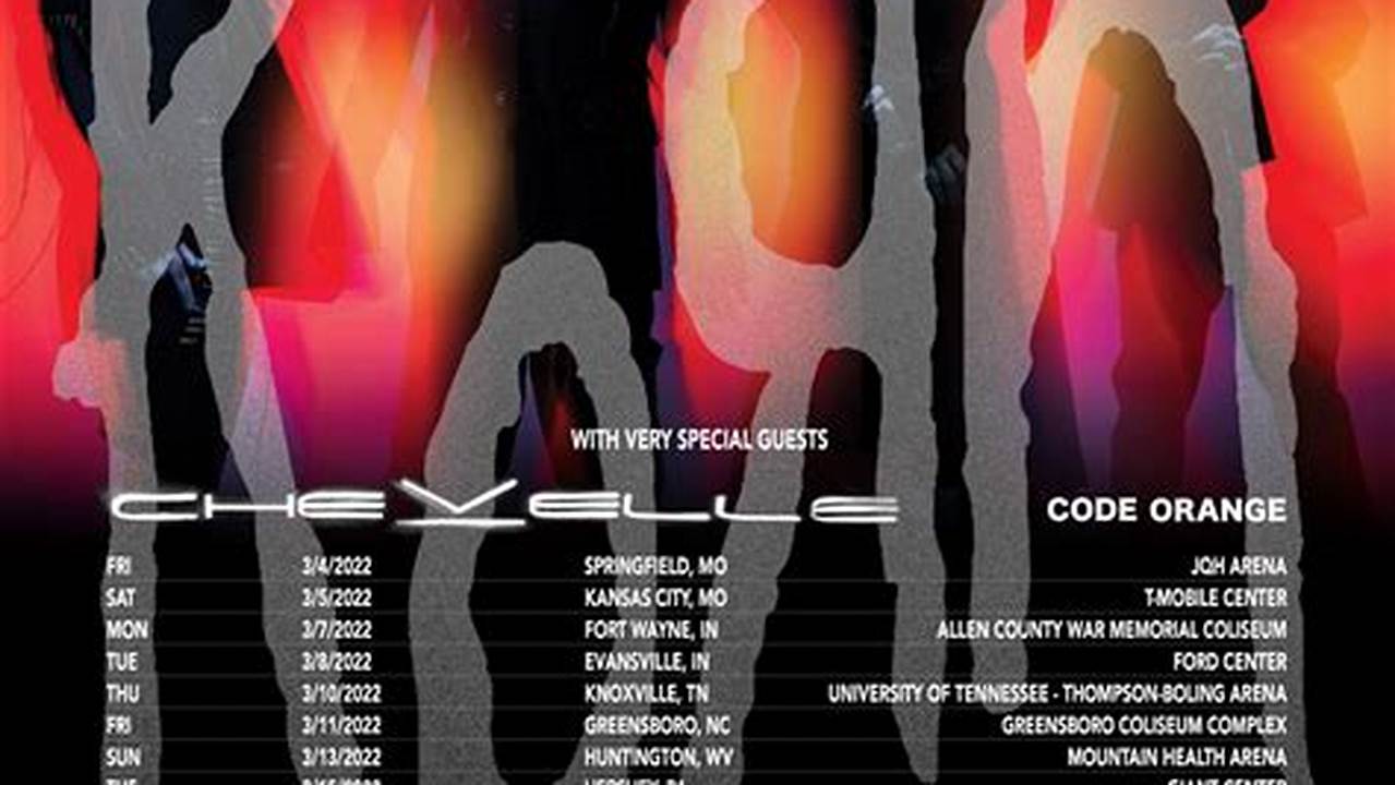 Korn Concert Tour 2024