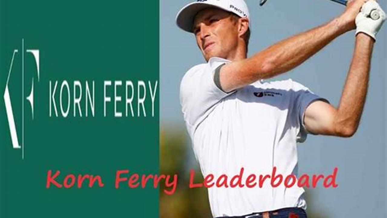 Korn Ferry Golf Leaderboard Today