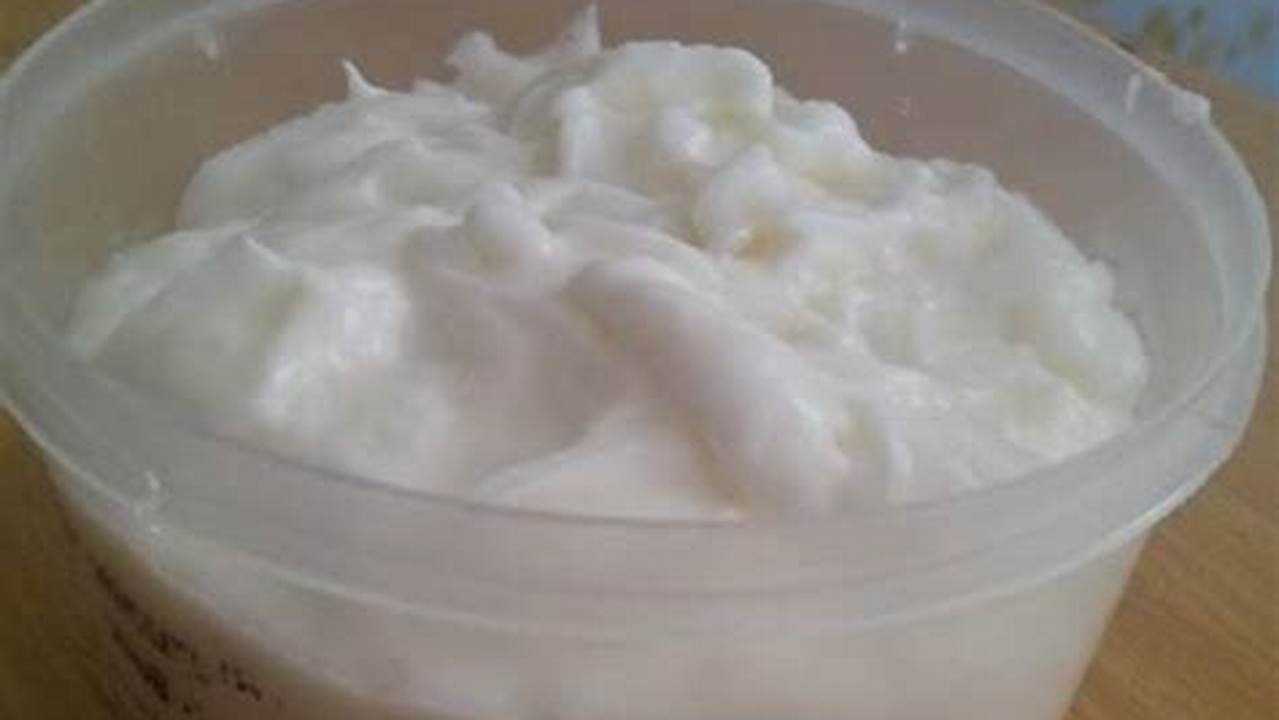 Krim Kental, Resep7-10k