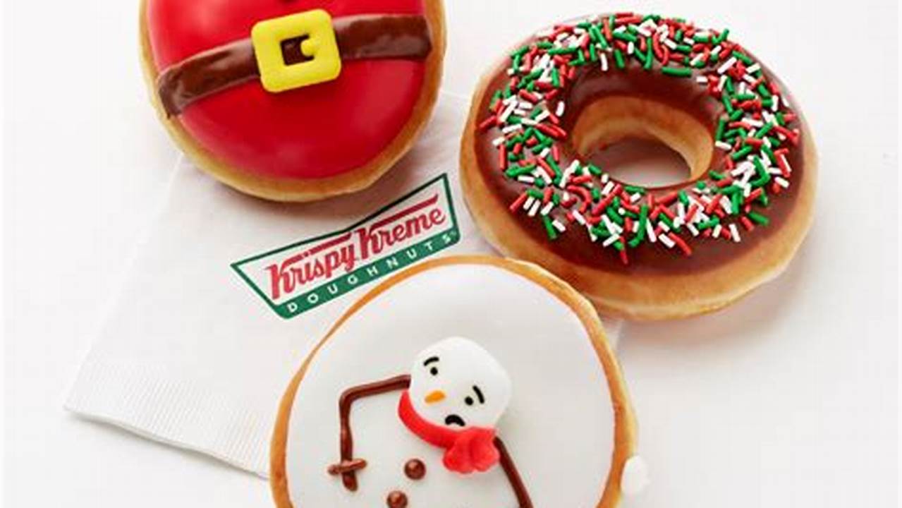 Krispy Kreme Christmas Donuts 2024