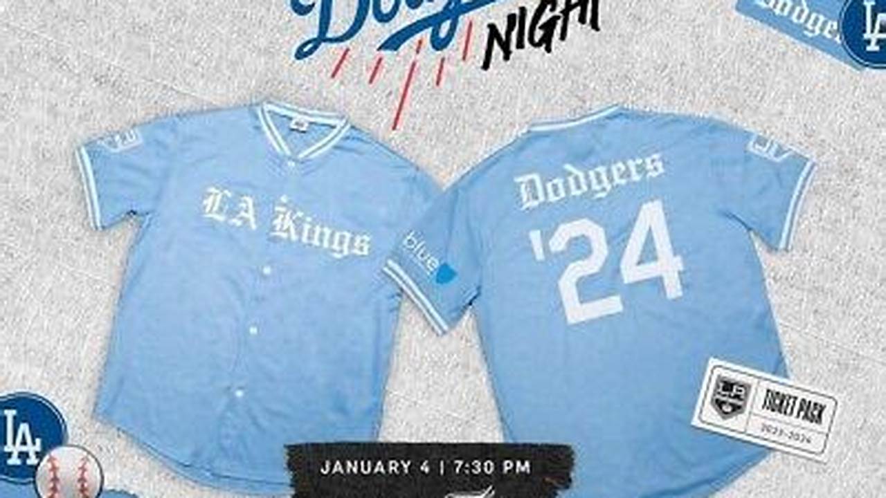 La Kings Dodgers Night 2024