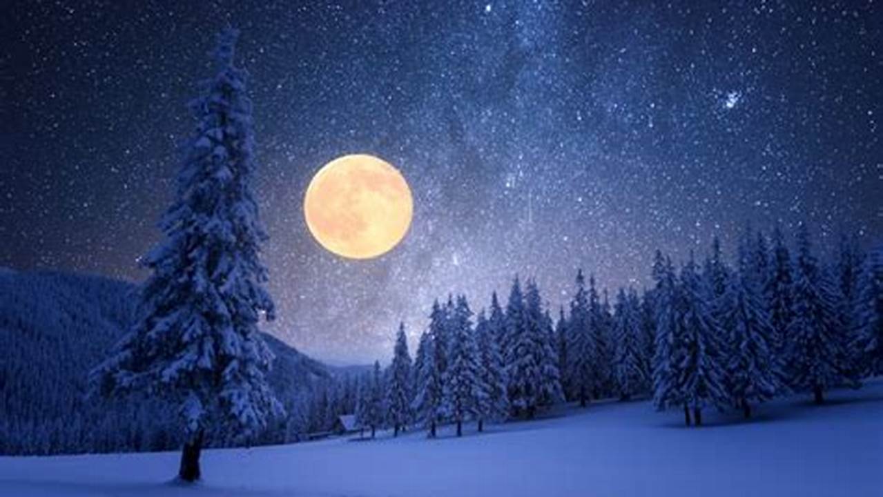 La Prossima Luna Piena, Nota Come Luna Della Neve, Avrà Luogo Il Sabato, 24 Febbraio, Alle 12, 2024