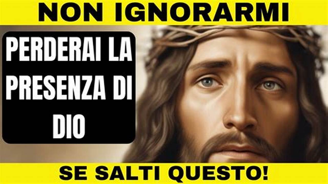 La Testimonianza Della Presenza Di Dio, IT Messaggi