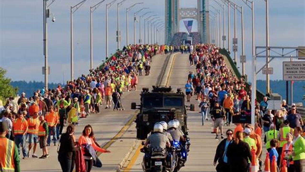 Labor Day Mackinac Bridge Walk 2024