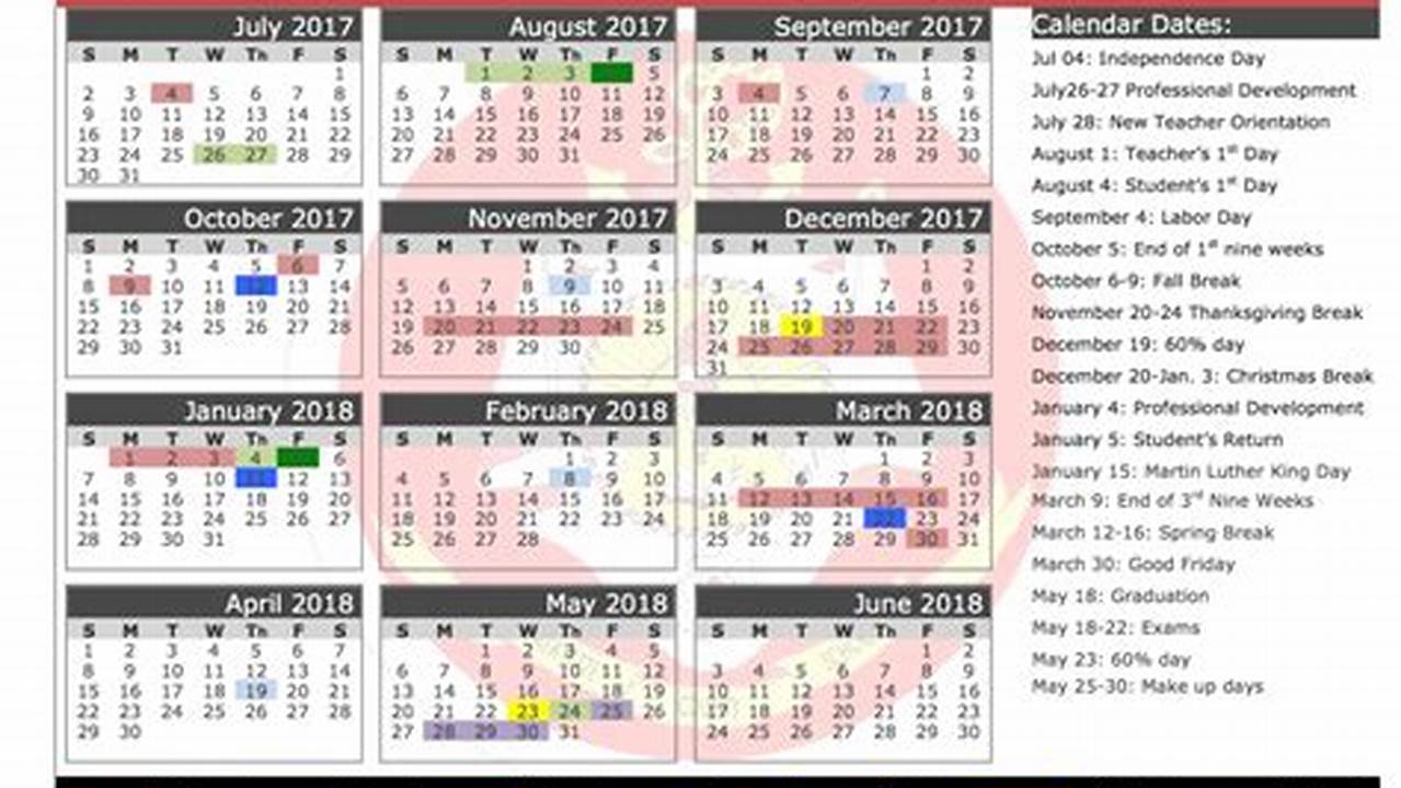 Lafayette Parish School Calendar 24-25