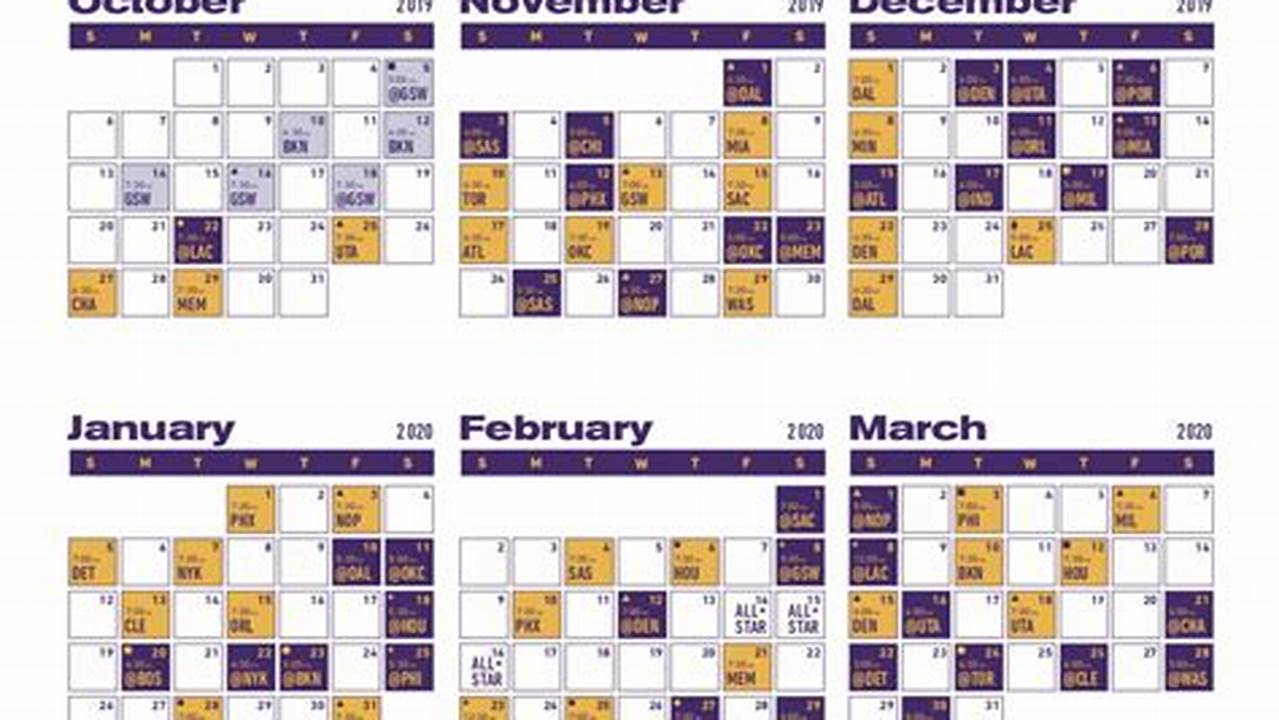 Lakers Calendar For Iphone