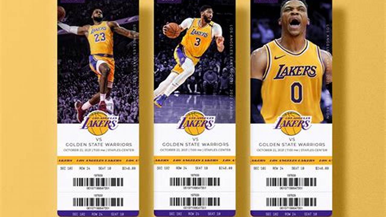 Lakers Vs Pelicans 2024 Tickets