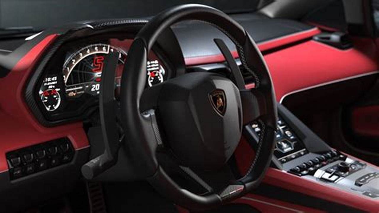Lamborghini Countach 2024 Interior