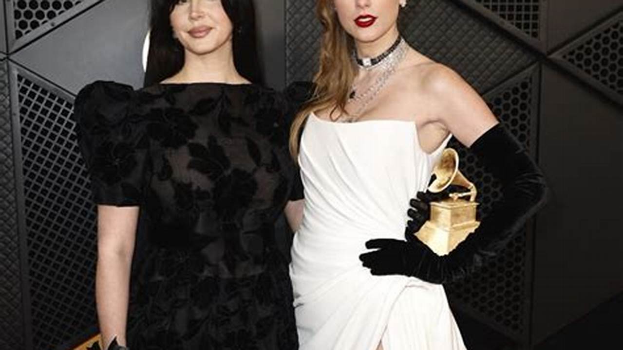 Lana Del Ray And Taylor Swift Attends The 66Th Grammy Awards At Crypto.com., 2024