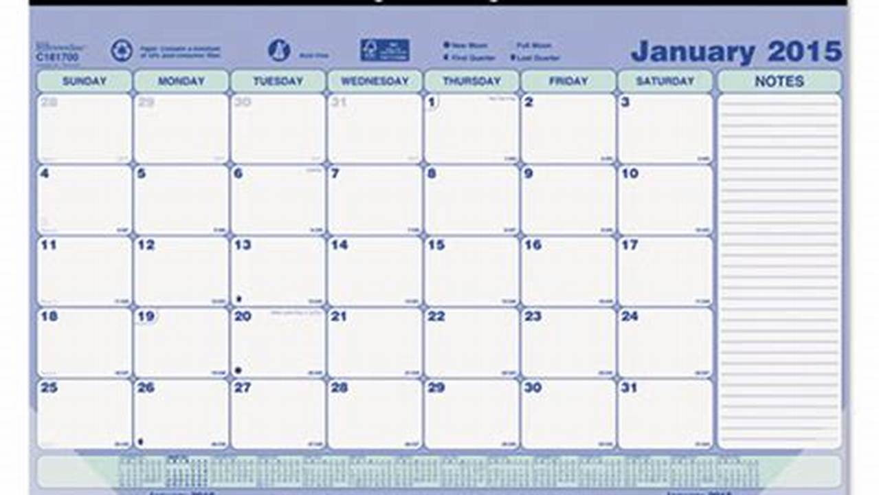 Large Desk Calendar For 2024