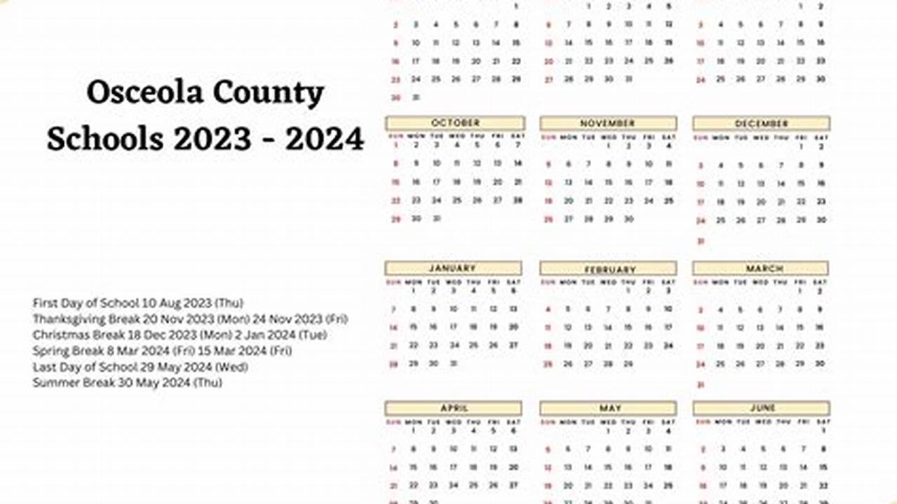 Last Day Of School 2024 Osceola County