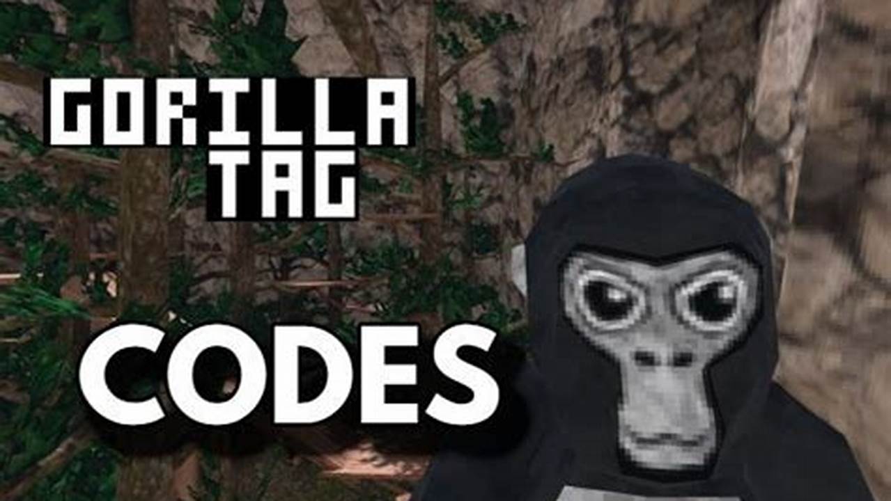 Latest Gorilla Tag Ghost Server Codes., 2024
