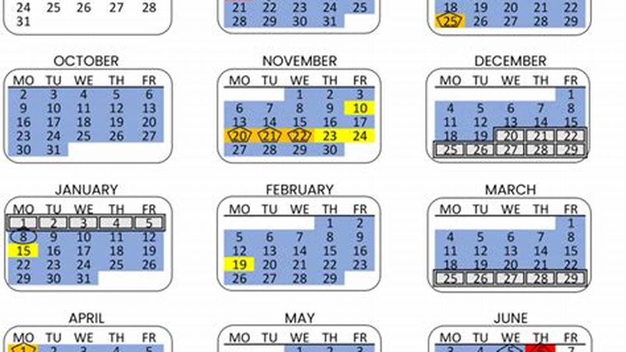 Lausd School Calendar 2024 To 2109 October 2024 Calendar, Following Is A List Of All Essential Dates, As Well As A Link To., 2024