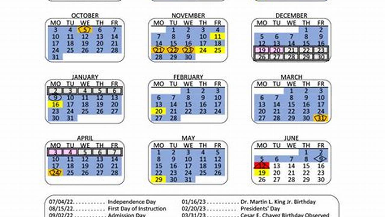 Lausd School Year Calendar