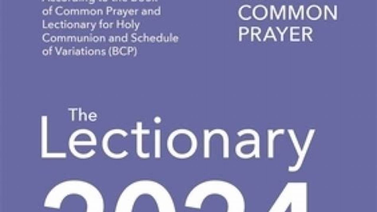 Lcms 3 Year Lectionary 2024